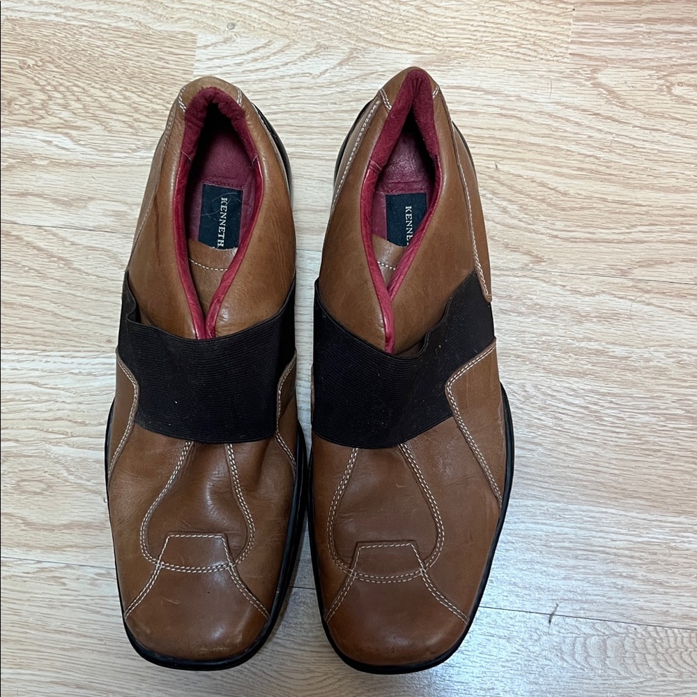 Kenneth Cole Men's Tan and Black Loafers